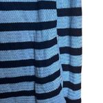Talbots  Tunic Sweater Womens Medium Blue Multicolor Stripe Pullover Boat Neck Photo 4
