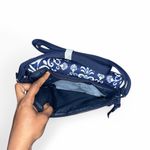 Vera Bradley  Steel Blue Medallion Convertible Flap Crossbody Bag NWT Photo 2