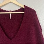 Free People  Lofty V Neck Sweater Photo 4