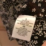 Bila Floral Sheer Blouse Black White Small Photo 4