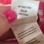 Rails  Ellis Tiger Organic Cotton Gauze Button Down Shirt Pink & White Size Small Photo 15