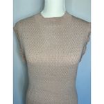 Endless Rose  Bodycon Midi Taupe Sweater Dress Lace-up Back Sz Large Photo 10