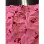 PINK Victoria's Secret‎ Cherry Boxer Shorts Sleep Women's Size L Foldover Waist Size L Photo 1