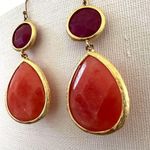 Kay Jewelers pink teardrop statement earrings Photo 8