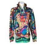 Electro Threadz Meditating Rafiki Unisex Hoodie, Sz L Size L Photo 4