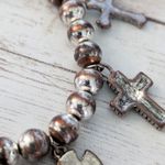 Religious Cross Charm Stretch Bracelet Photo 10