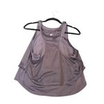 Lululemon Lean In Racerback Striped Tank Top For Women - Size 8 deep Purple Lig Photo 6