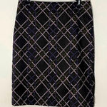 Etcetera Women's Embroidered Pencil Skirt above Knee Length Size 2 Business Wear Photo 0