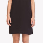 Rag and Bone  Lodwick Black V Neck Sleeveless Mini Dress Size 6 MSRP $550 Pockets Photo 0