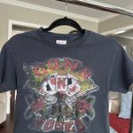 Guns N Roses Cropped Tee Black Size XS Photo 0