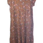 Natural Life  Women's‎ Cottage Core Country Prairie Berkley Dress Brown Size XL Photo 0