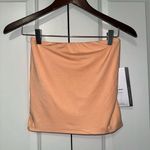 Lululemon Wundermost Ultra Soft Nulu Tube Top M Orange NWT Photo 0