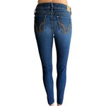 Hollister Super Skinny Denim Blue Jeans ~ Women's Size 5 ( 27 x 31 ) Photo 1