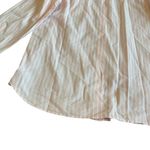 Equipment  Femme Button-Down Long Sleeve Shirt Top Blouse Stripe Pink Size Medium Photo 12
