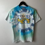 Panama Canal T Shirt Vintage Y2K Extra Small XS Multicolor Graphic Tee White Photo 7