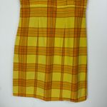 Y2K Plaid Sundress Sz XS Yellow Orange Preppy Clueless Photo 7