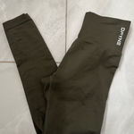 Dfyne Olive Green Leggings Photo 0