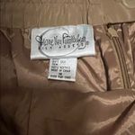 Diane Von Furstenberg  tan Pencil Skirt 100% silk. Lined. Size 16 Photo 1