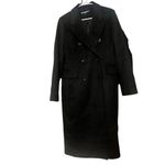 Karl Lagerfeld Black Wool coat size L Photo 1