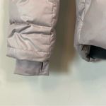 Athleta  Responsible Down Gray Jacket Pebble Puffer Quilted Coat Size Small Photo 9