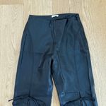 Mistress Rocks  Faux Leather Pants Lace Up Size XS Black Photo 2