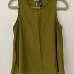 Stradivarius Women's Tank Top Size M Color Green Sleeveless Round Neck Photo 0