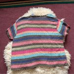 White Stag Vintage 90s crochet button front top open weave  Photo 3