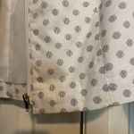 Studio Works Womens Full Zip Windbreaker Cream and Black Polka Dot Size Petite M Photo 5