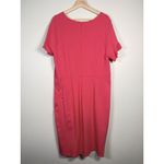 Eloquii  Dress Women’s size 22 Pink Midi Stretch Comfort Party Office Career Date Photo 4