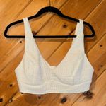 Showpo Adelaide white soft tweed crop top Size 8 Photo 2