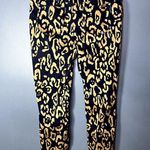 Chico's Jeans Women's Size 1 The So Slimming Girlfriend Ankle Animal Print Photo 1