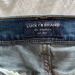 Lucky Brand  Women's high rise skinny Bridgette Jeans Frayed Hem size 6/ 28 ankle Photo 5