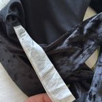 Fabletics Oasis Twist Medium Impact Sports Bra Black Velour Small Photo 7