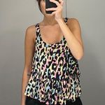 Urban Outfitters / Silence + Noise Leopard Print Ruffle Top Photo 0