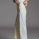 Anthropologie Maeve The Colette Embroidered Crop Wide-Leg Pants, Size 28P Photo 2