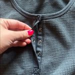 Aerie Offline by Henley Thermal Waffle Cropped Size Small Photo 3