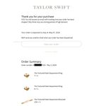 Taylor Swift TPD Ring size 7 / Tortured Poets Department Limited Edition Ring Photo 5