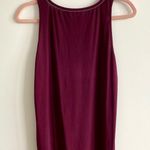 The Limited  Burgundy Silky Sleeveless Tank Top Medium Photo 3
