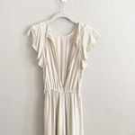 Wilfred Aritzia  cream striped ruffle Fleurette Jumpsuit xxs Photo 11
