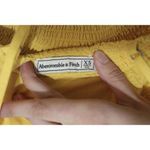 Abercrombie & Fitch Womens  Yellow Cotton Sleeveless Halter Mini Dress Size XS Photo 2