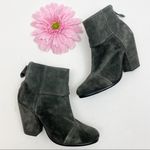 Rag and Bone  Newbury Suede Leather Ankle Boots: Dark Grey Photo 3