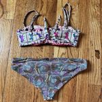 Maaji Equestrian Garden Bikini Reversible Sz S/M Photo 5