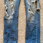 Machine Denim Women’s Distressed Overalls Blue Size 28 Photo 10
