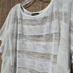 Club Z Collection Lace With Sequins Cover Up L White Size L Photo 1