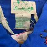 Quaker Factory Blue Embroidered NWT Large Spring Summer Jacket. 2019 Photo 6