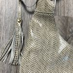 Maxine Couture Mamba Hobo Snakeskin Embossed Leather Handbag Photo 5