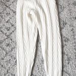 Alo Yoga Cable Knit Winter Bliss Pant Ivory XXS Photo 9