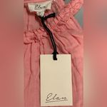 Elan  Coral Pleated Tiered Sundress Size‎ Small NWT 100 Percent Cotton Photo 5