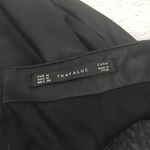 ZARA Trafaluc Faux Vegan Leather Quilted Mini Skirt Black Size M Photo 3