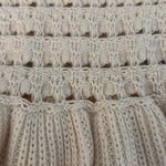 J.Crew New  Crochet Ruffle Sweater Tank Top Ivory Size XS Fitted Photo 8